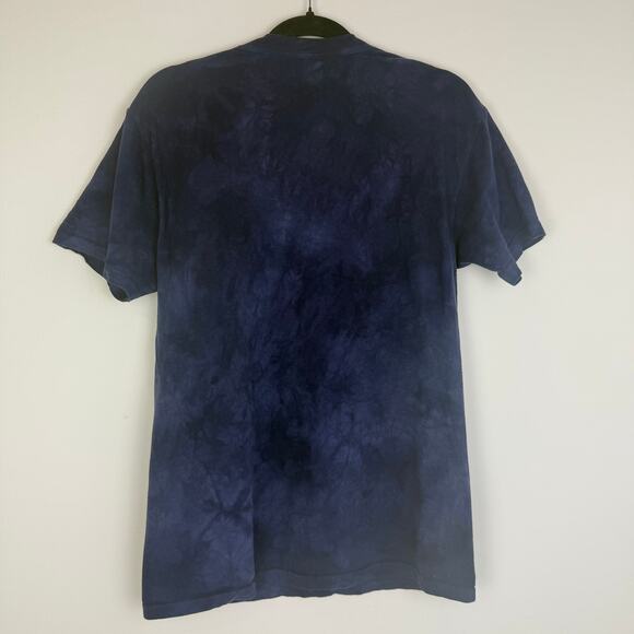 The Mountain Crewneck 100% Cotton Horse Graphic Blue Crewneck T-Shirt Medium - Picture 2 of 8